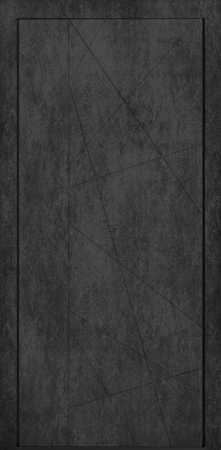 Входные двери Сталлер Comfort 3K ЮП-27 Верона графит - ЮП-15 (декоративная зеркальная вставка) ZB Белый