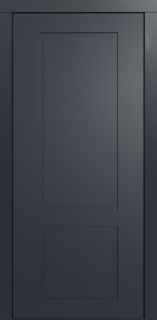 Входные двери Сталлер Comfort 3K ЮП-2 Сандал серый - ЮП-16 (декоративная зеркальная вставка) ZB Белый