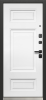 Входные двери Luxor Куб Нео Сатин графит Эмалит белый