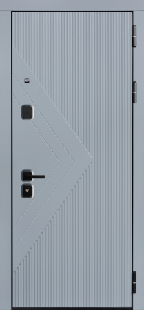 Входные двери Тринити 3К90 TOR ЮР-37 RAL 7011 - H-67 ZB Белый