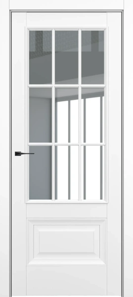 Межкомнатные двери Турин ДО Baguette АК B2 стекло прозрачное