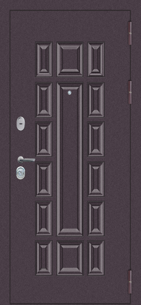 Входные двери M55 с фрезеровкой Букле опал - ФЛТ-6 Velluto Bianco AG 700