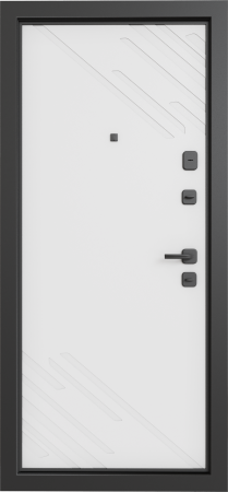 Входные двери TR 10 ЮП-23 ZB 856-2 Грей - ЮП-28 ZB Белый