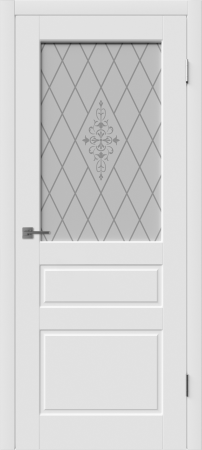 Межкомнатные двери Честер ДО матовое с рисунком