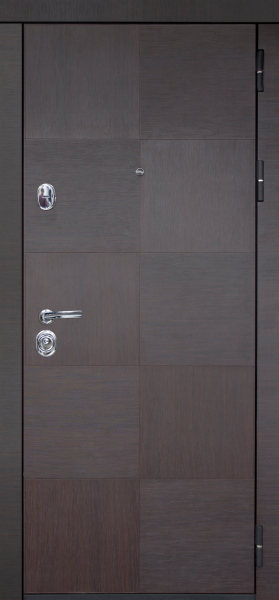 Входные двери Альба ЮР13 Венге черный - ЮР14 ZB Белый