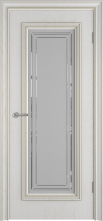 Межкомнатные двери Antique 1 Crystal Cloud Bianco Classic