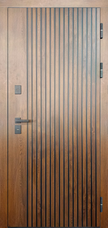 Протерма мдф/мдф Грецкий орех с патиной/ Белый