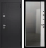 Входные двери TR 13 ЮП-17 ZB 999-2 Черный кварц - ЮП-15 (зеркало) ZB Белый