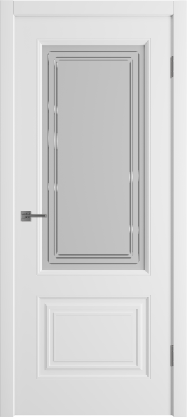 Межкомнатная дверь Беатрис 2 ДО мателюкс матовое с гравировкой