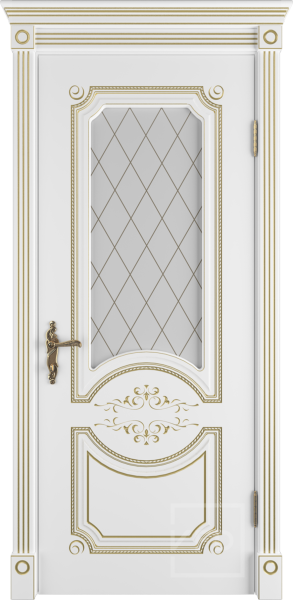 Межкомнатные двери Милана эст. ДО 3D матовое с рисунком