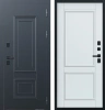 Входные двери M75 ТЕРМО штамп Ш-7 Букле графит - ФЛТ-7 Velluto Bianco AG 700