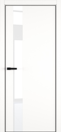 Межкомнатные двери H3 ДО ART Lite Lacobel White Pure Белая эмаль