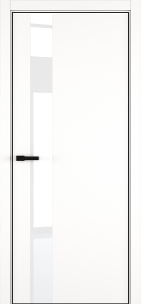 Межкомнатные двери H3 ДО ART Lite Lacobel White Pure Белая эмаль