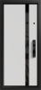 Входные двери Рейн 3К90 ЮР-36 (с номером квартиры) Графит - ЮР22 ZB Белый