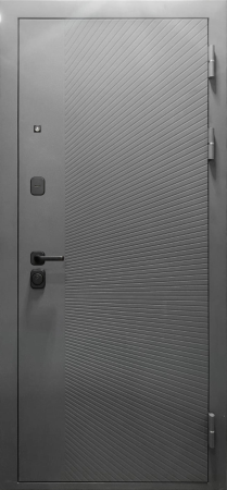 Входные двери Концепт Линии 9 см муар 7024 Сатин графит
