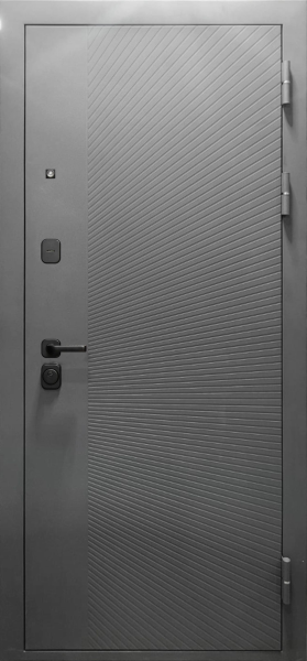 Входные двери Концепт Линии 9 см муар 7024 Сатин графит