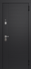 Входные двери TR 13 ЮП-17 ZB 999-2 Черный кварц - ЮП-15 (декоративная зеркальная вставка) ZB Белый