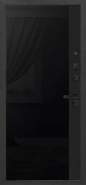 9 см Smart 2 Lacobel Black Сатин черный