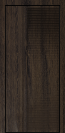 Входные двери Сталлер Comfort 3K ЮП-22 Дуб темный - ЮП-6 Бьянко