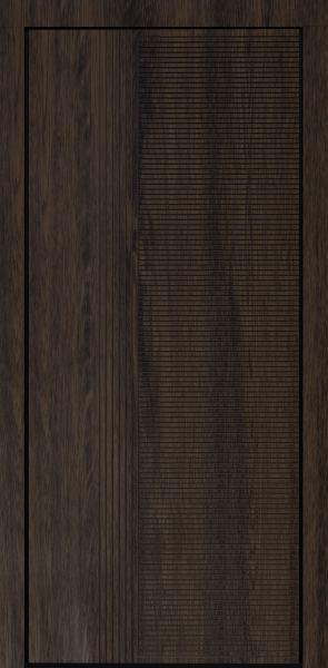 Входные двери Сталлер Comfort 3K ЮП-22 Дуб темный - ЮП-6 Бьянко