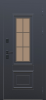 Входные двери M73 ТЕРМО штамп Ш-7 Букле графит - ФЛТ-15 Velluto Bianco AG 700