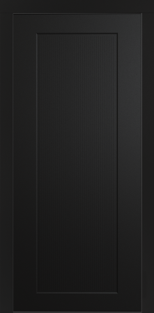 Входные двери Сталлер Comfort 3K ЮП-26 ZB 999-2 Черный кварц - ЮП-15 (декоративная зеркальная вставка) Бьянко