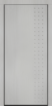 Входные двери Сталлер Comfort 3K ЮП-3 Бьянко - ЮП-5 ZB 999-2 Черный кварц