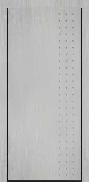 Входные двери Сталлер Comfort 3K ЮП-3 Бьянко - ЮП-5 ZB 999-2 Черный кварц