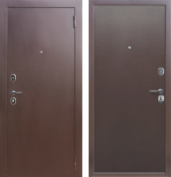Входные двери Гарда мет/мет Медный антик Медный антик