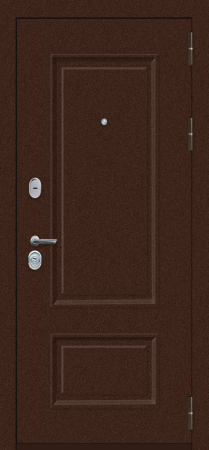 Входные двери M71 с фрезеровкой Муар 8019 - ФЛ-30 Velluto Bianco AG 700