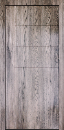 Входные двери Сталлер Comfort 3K ЮП-6 Дуб йорк серый - ЮП-6 Капучино