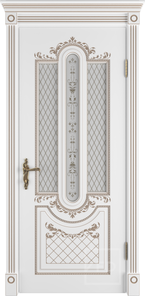 Межкомнатные двери Александрия ДО 3D Art Cloud