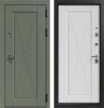 Входные двери Мирель 3К90 ЮР-30 RAL 6007 - ЮР-30 RAL 9003