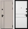 Входные двери Молден 3К90 горизонталь 2 ЮП-32 Латте (ZB855-2) - ЮП-34 ZB Белый