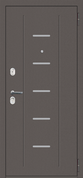 Входные двери M33 с фрезеровкой Антик серебро - СБ-5 бетон снежный