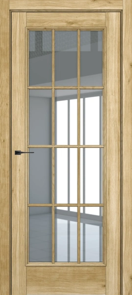 Межкомнатная дверь Неаполь ДО Baguette АК стекло прозрачное