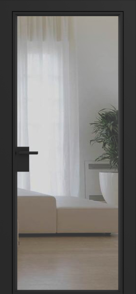 Межкомнатные двери Дверное полотно Grafia прозрачное