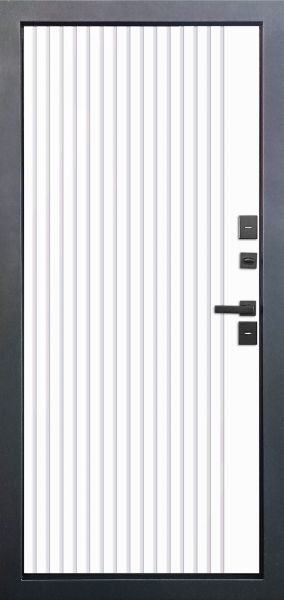 Протерма мдф/мдф Грецкий орех с патиной/ Белый