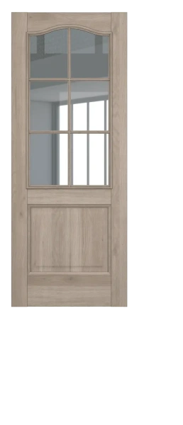 Межкомнатные двери Венеция ДО Baguette АК B5.1 стекло прозрачное