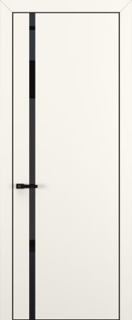 Межкомнатные двери Квалитет К1 Lacobel Black Classic Молочный матовый
