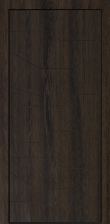 Входные двери Сталлер Comfort 3K ЮП-23 Дуб темный - ЮП-23 Венге