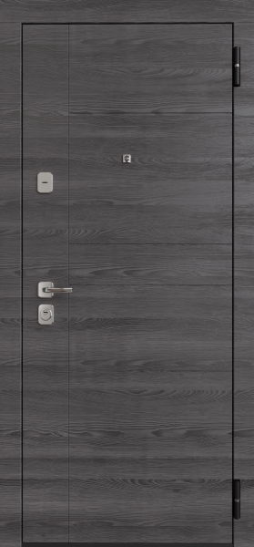 Входные двери TR 12 ЮП-6 Дуб мадейра LW676-GTA (горизонт) - ЮП-4 ZB Белый