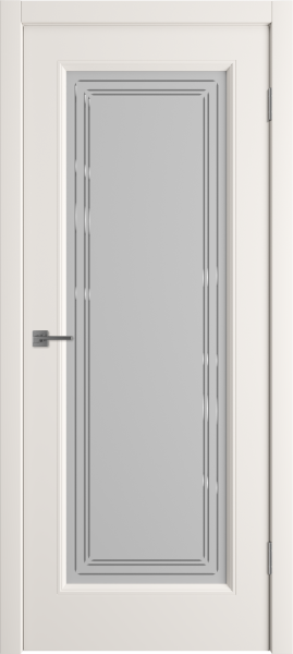 Межкомнатные двери Беатрис 1 ДО мателюкс матовое с гравировкой
